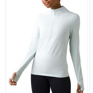 PrAna Ice Flow Half Zip Stretchy Long Sleeve Top Pullover Outdoor Fitness Yoga